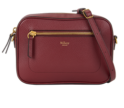 Camera Bag, Leather, Burgundy, MIV, DB/S, 3*